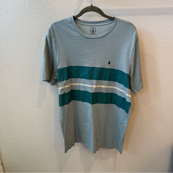 Men’s Volcom Parables Striped T-Shirt - Picture 2 of 7